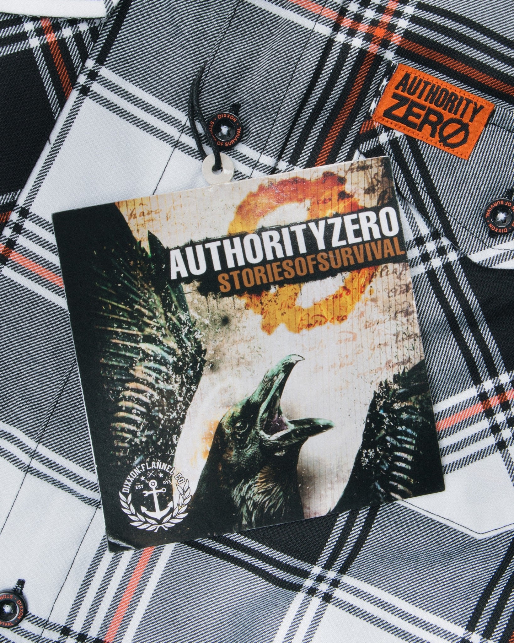 Authority Zero Stories of Survival Flannel 6 Authority Zero Stories of Survival Flannel