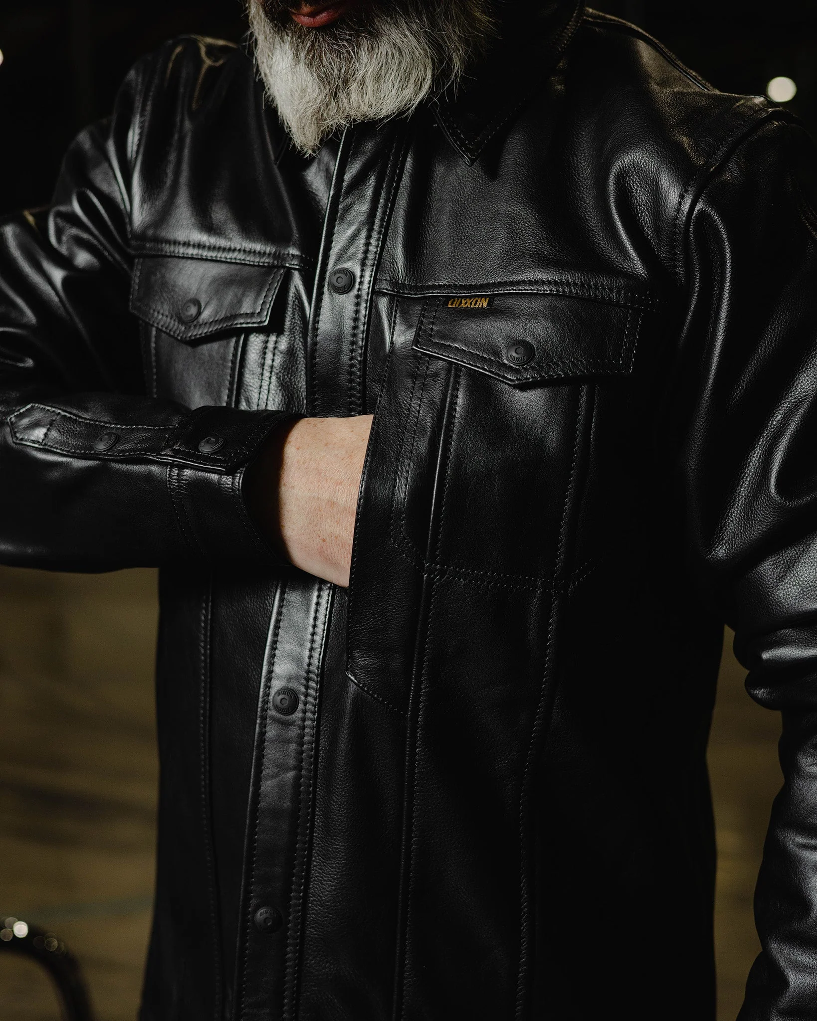 Bishop Leather Shirt