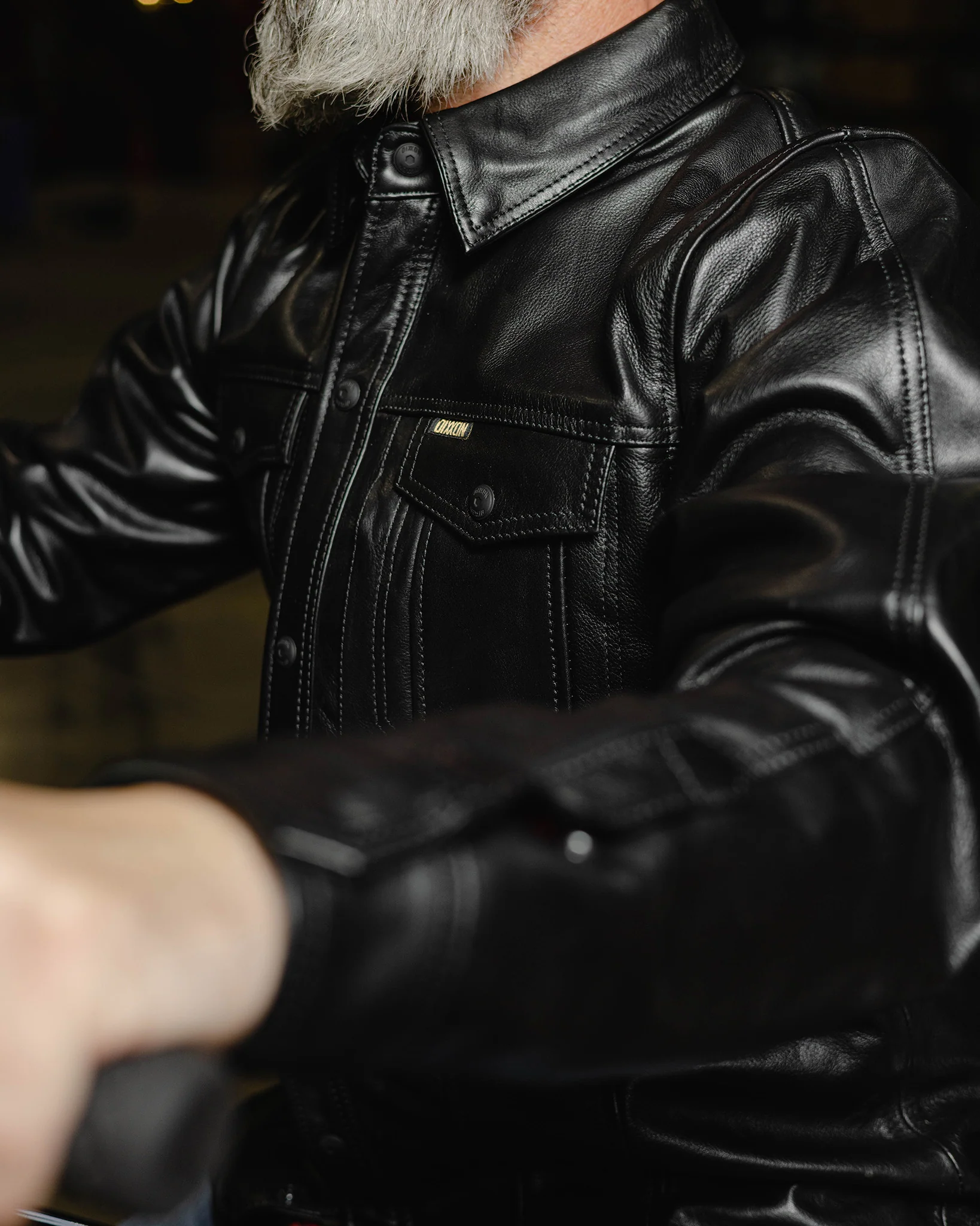 Bishop Leather Shirt