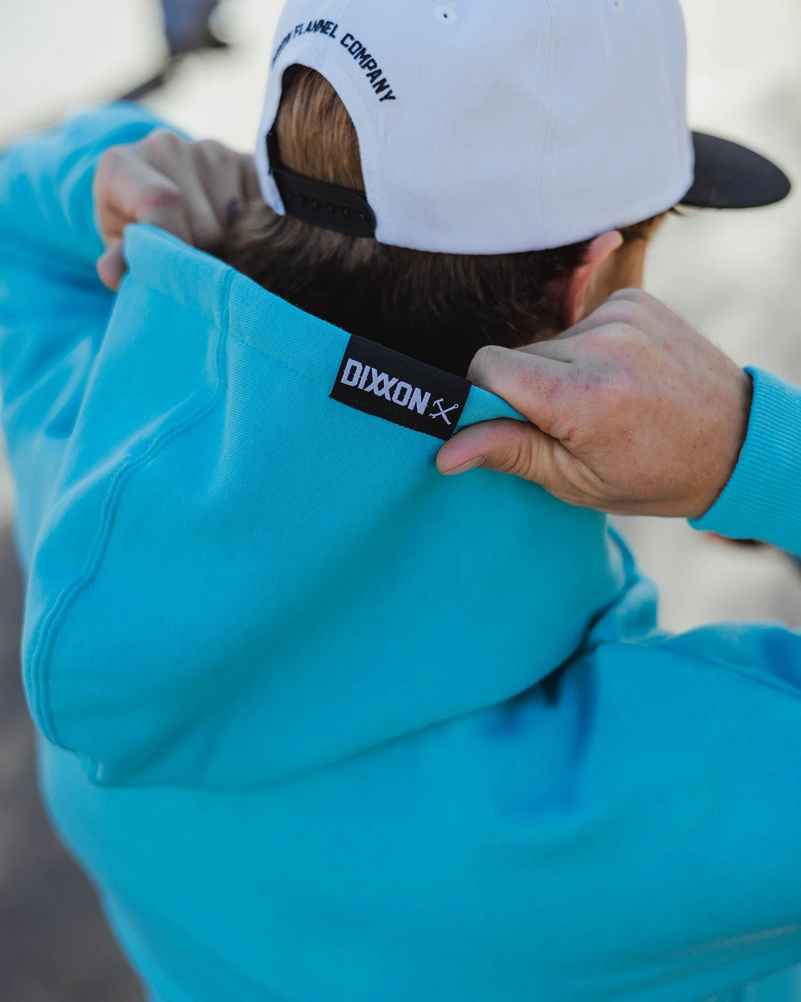 Black & White Award Crest Pullover Hoodie - Tiffany 4 Black & White Award Crest Pullover Hoodie - Tiffany