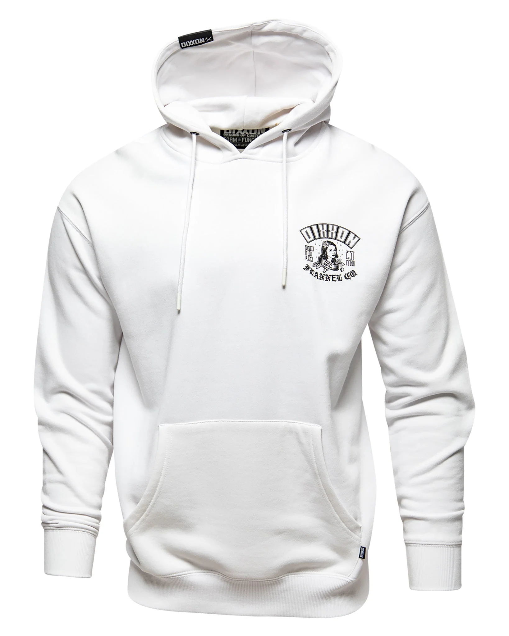 Black Maria Pullover Hoodie - White 3 Black Maria Pullover Hoodie - White