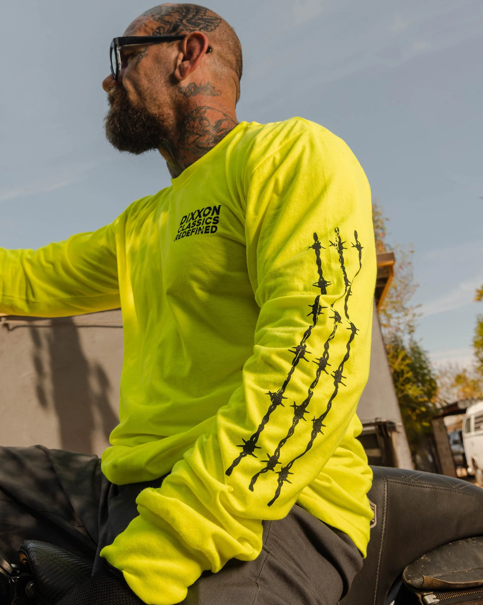 Brutal Hi Vis Long Sleeve T-Shirt - Yellow
