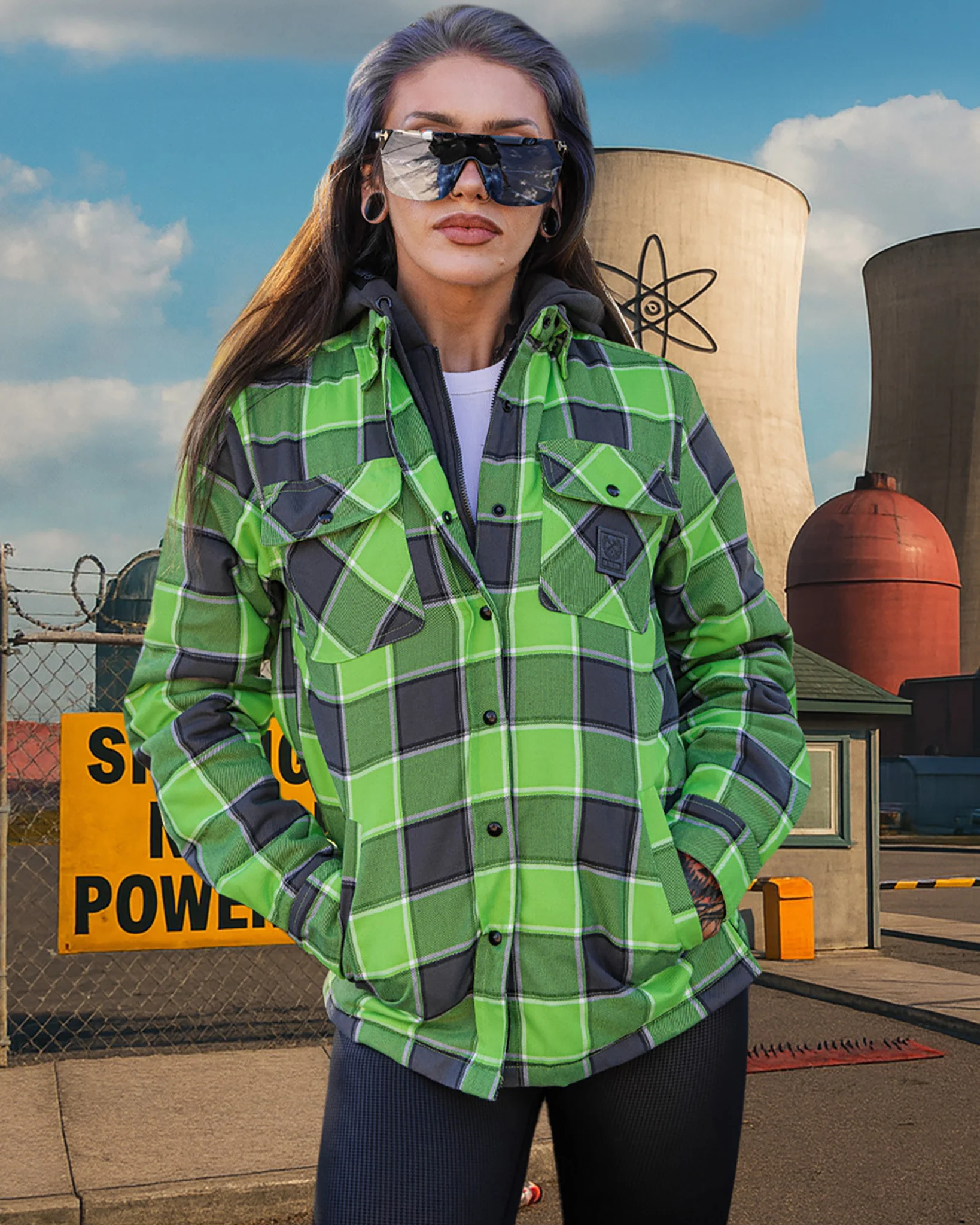 Women's Springfield Hooded Flannel Jacket