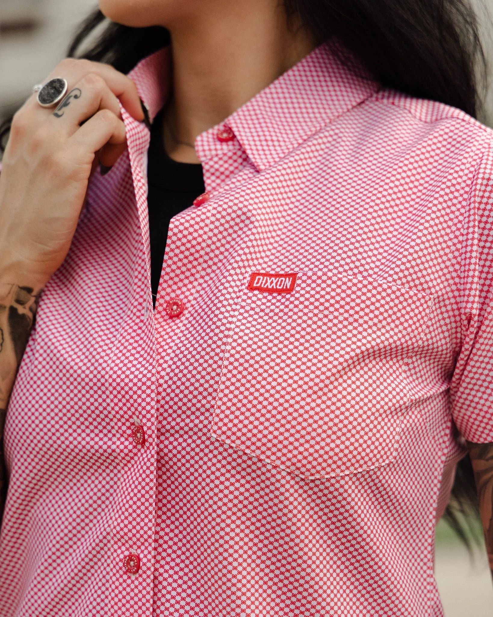 Women's The Trap Party Shirt - Red & White