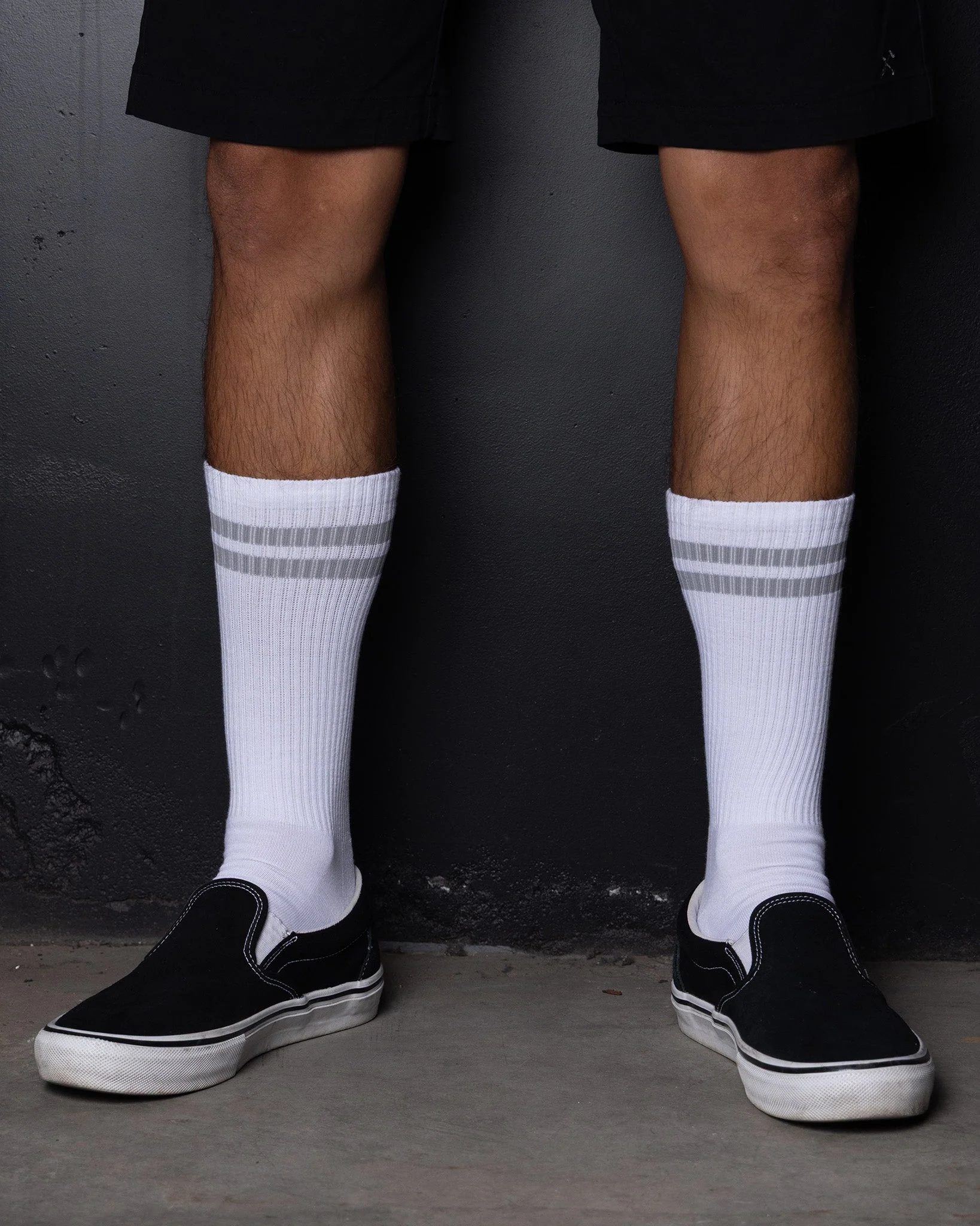 3pk Premium Crew Socks - White 3 3pk Premium Crew Socks - White