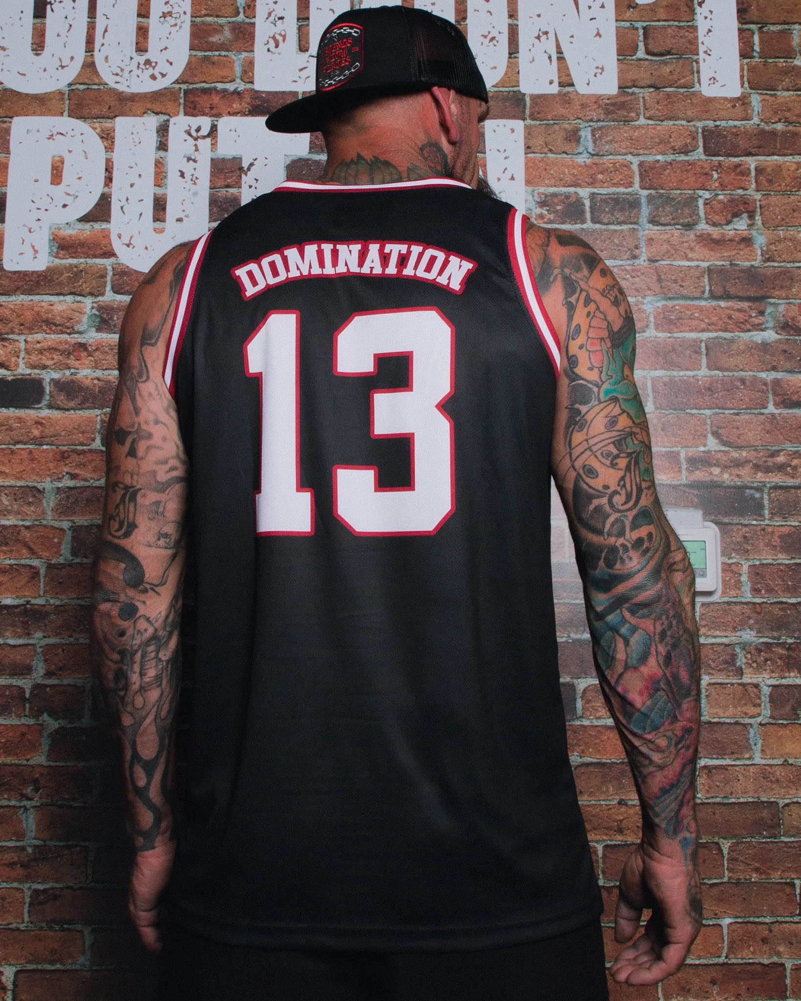 Domination Jersey - Black, Red, & White 4 Domination Jersey - Black, Red, & White