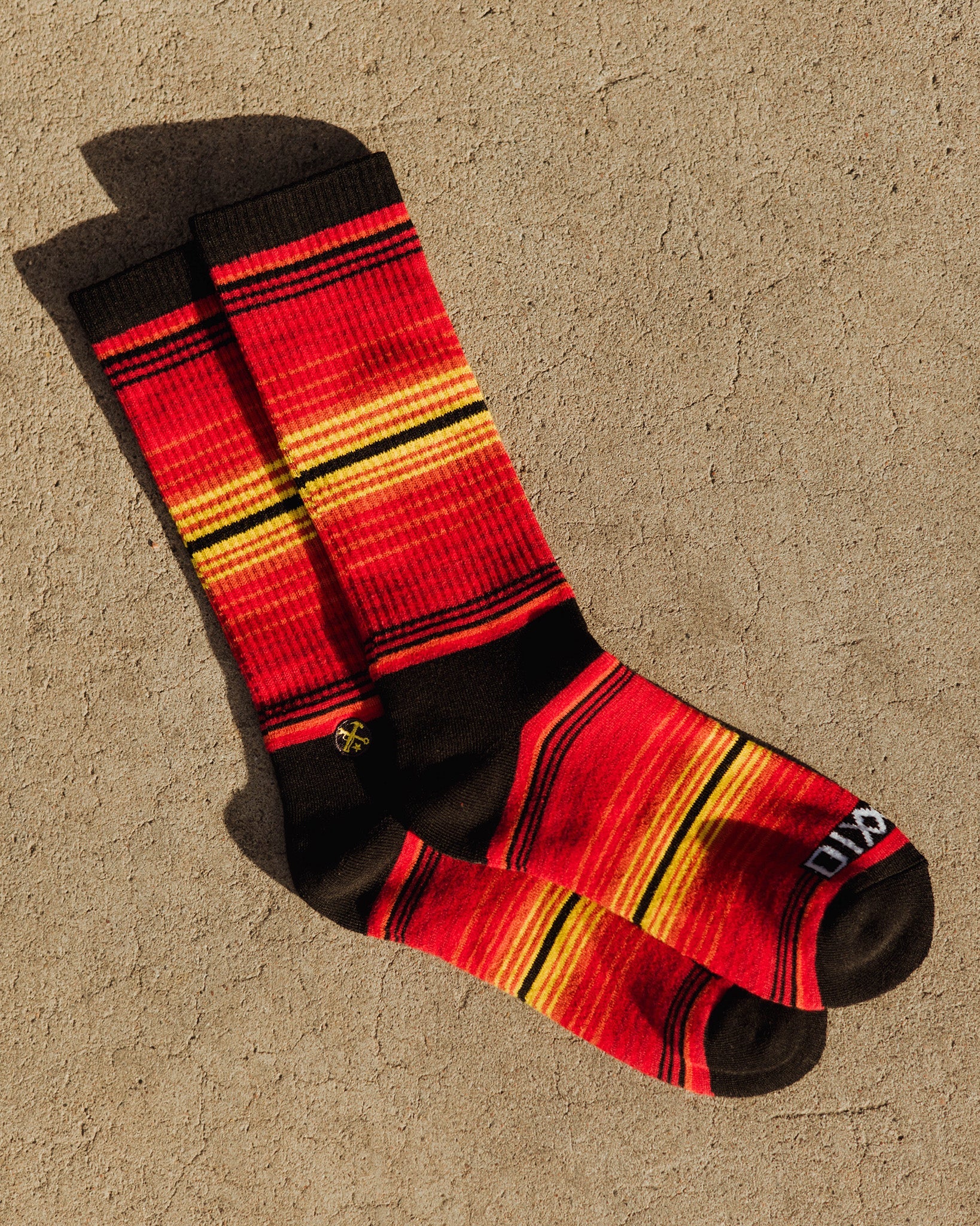 Serape Premium Crew Socks - Red